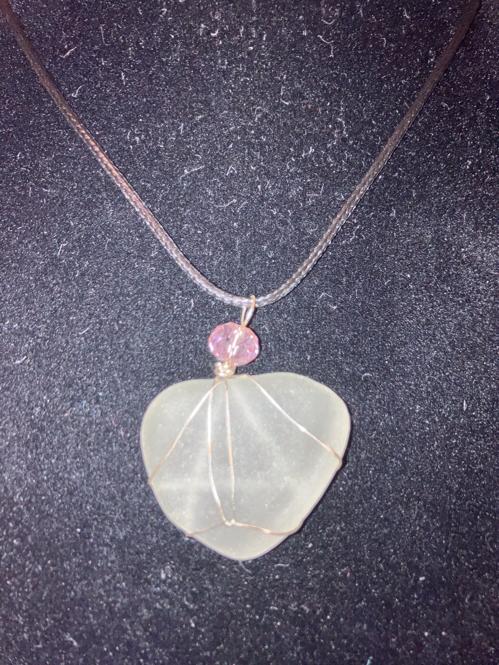 #130 handmade seaglass necklace